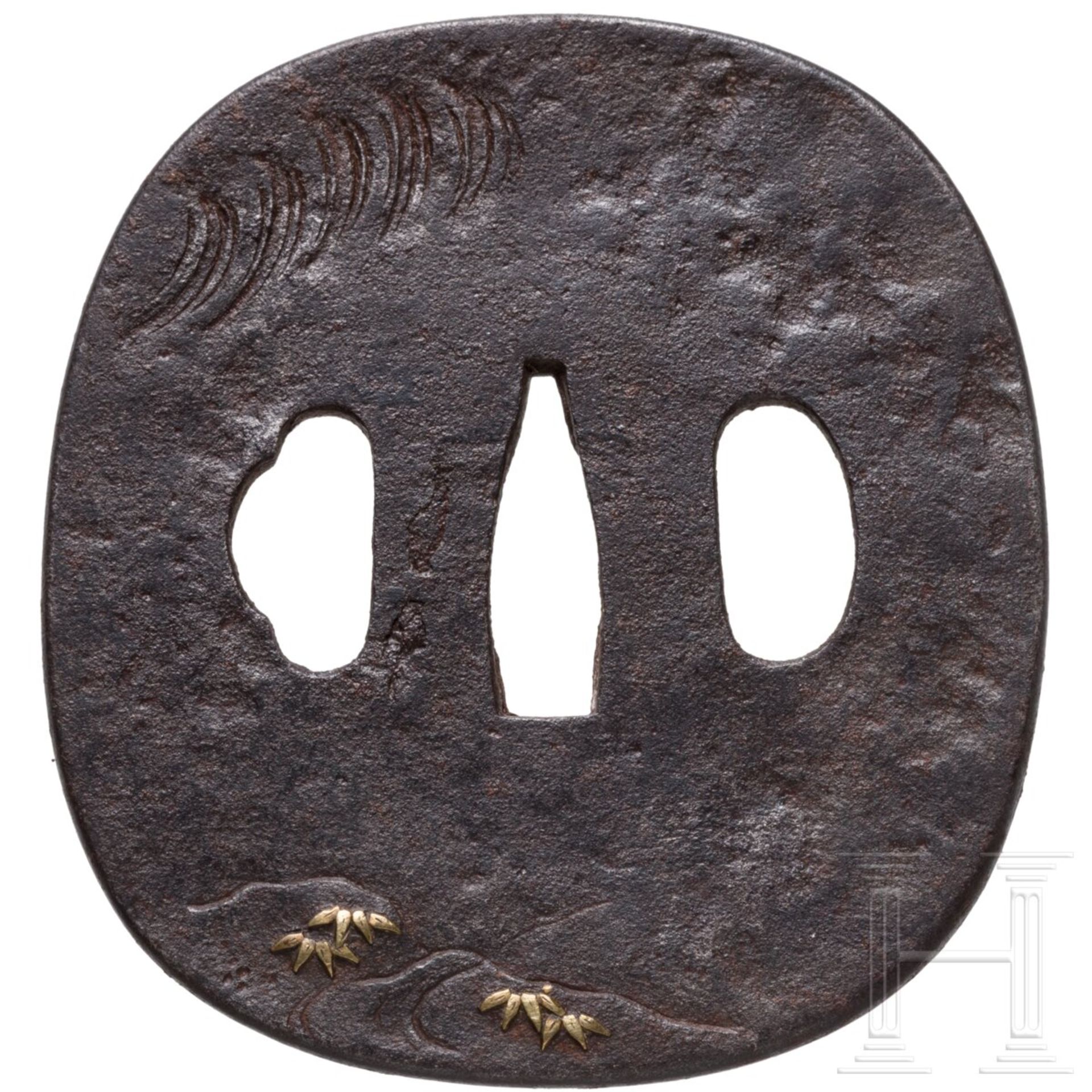 Mito-Schule-Tsuba mit Drache und Tiger, Japan, Edo-Periode - Image 2 of 3