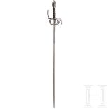 Militärisches Rapier, deutsch, um 1600/10