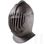 Helm für das Gioco del Ponte, Italien, Ende 16. Jhdt.