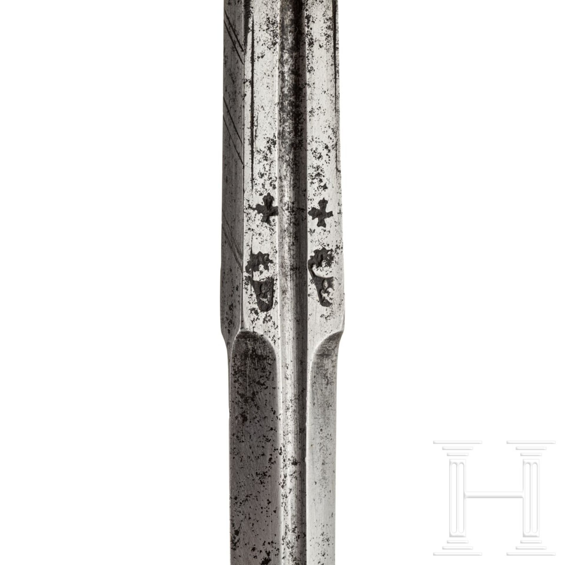 Eisengeschnittenes Glockenrapier, Niederlande/Flandern, Mitte 17. Jhdt. - Image 7 of 10