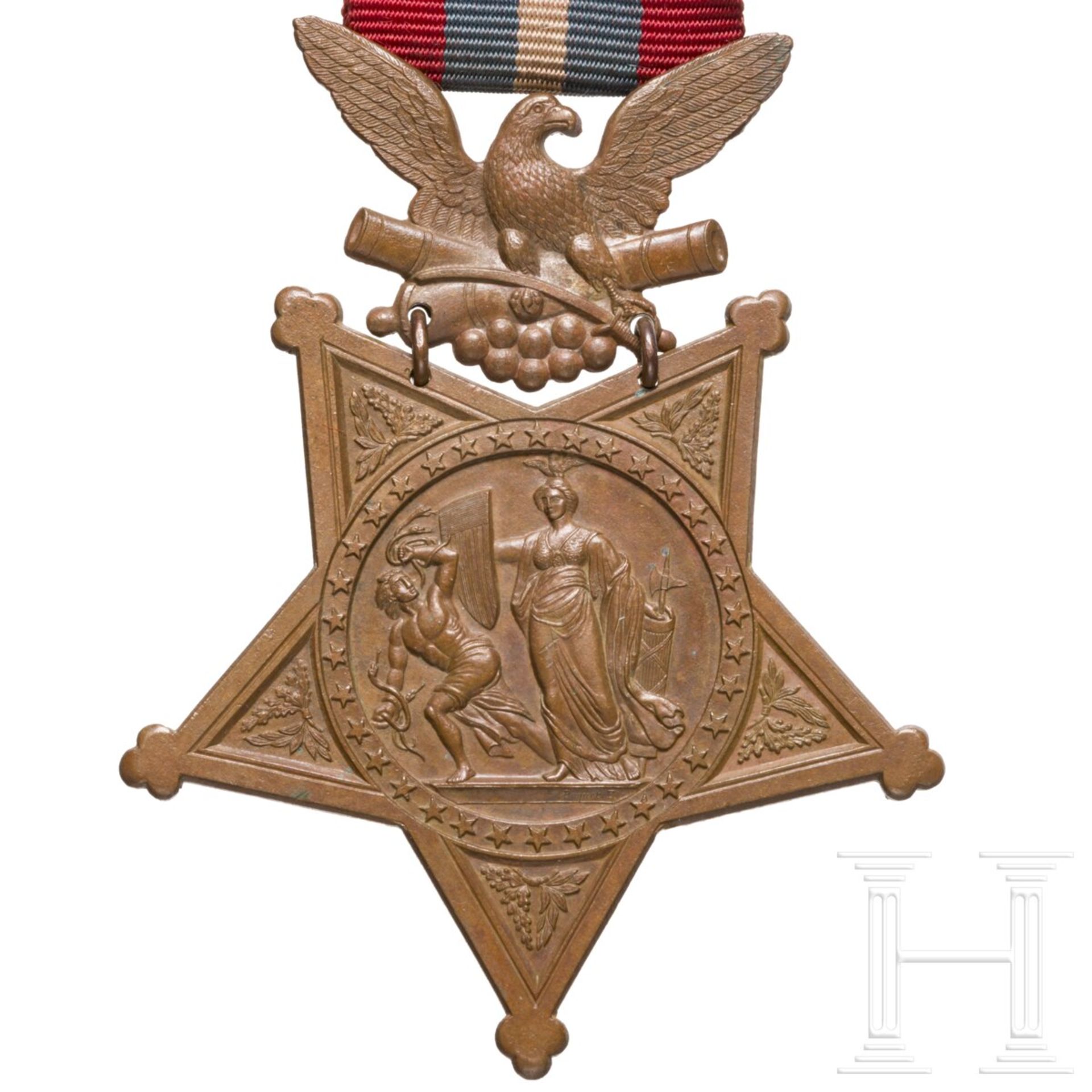 Congressional Medal of Honor in Armeeausführung 1896 - 1904, unverausgabtes Exemplar - Bild 3 aus 3