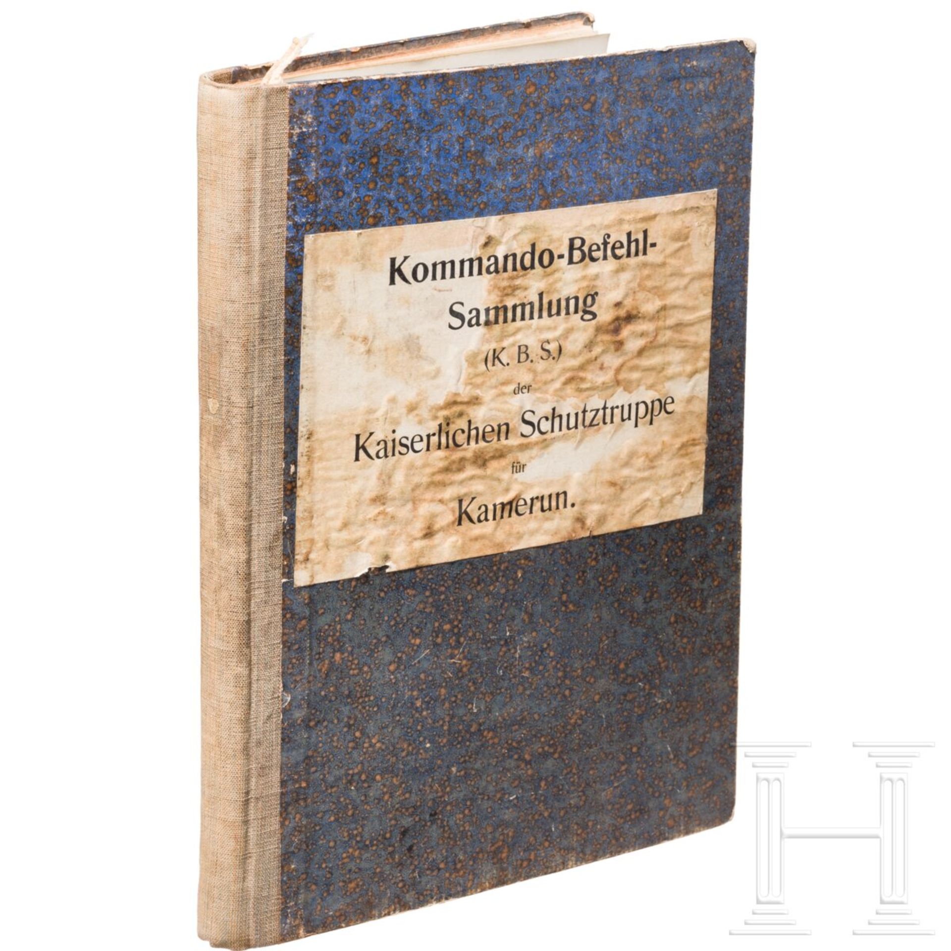 "Kommando-Befehl-Sammlung" der Kaiserlichen Schutztruppe für Kamerun, datiert 1913