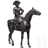 König Friedrich II. von Preußen - schwere Reiterfigur, 19./20. Jhdt.