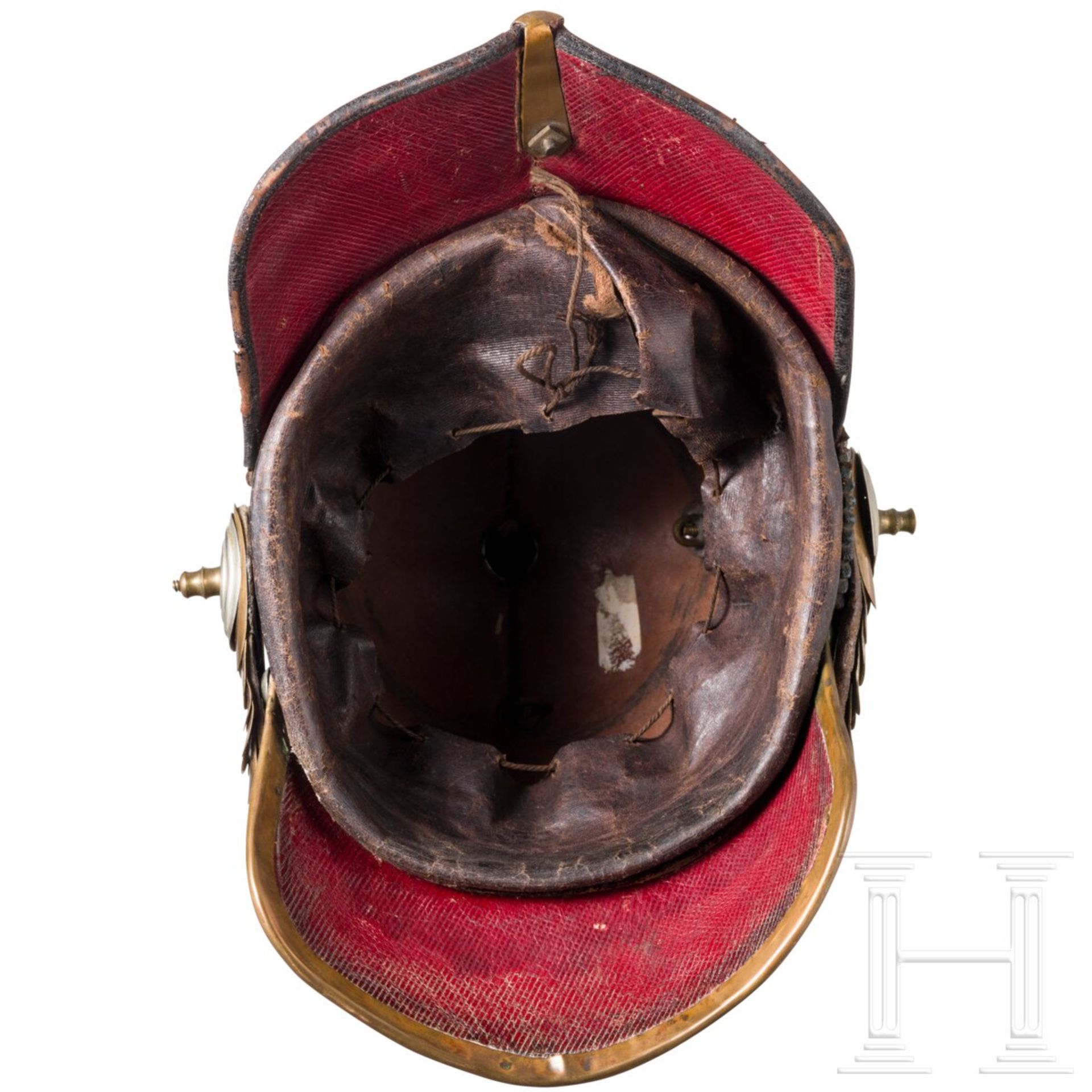 Helm M 1848 für Mannschaften der Infanterie, um 1850 - Bild 4 aus 6