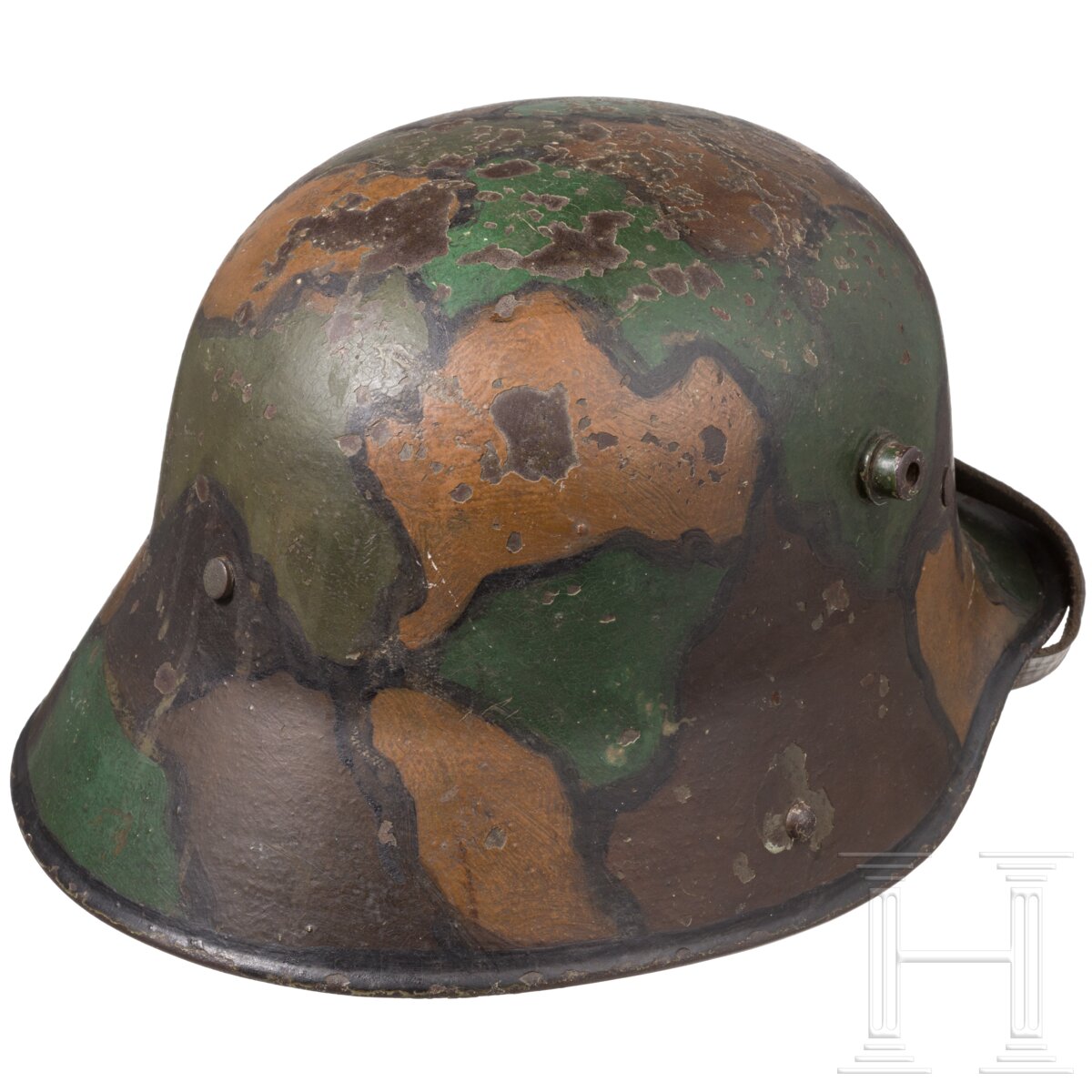 Stahlhelm M 1916 in Mimikry-Tarnanstrich - Image 4 of 5