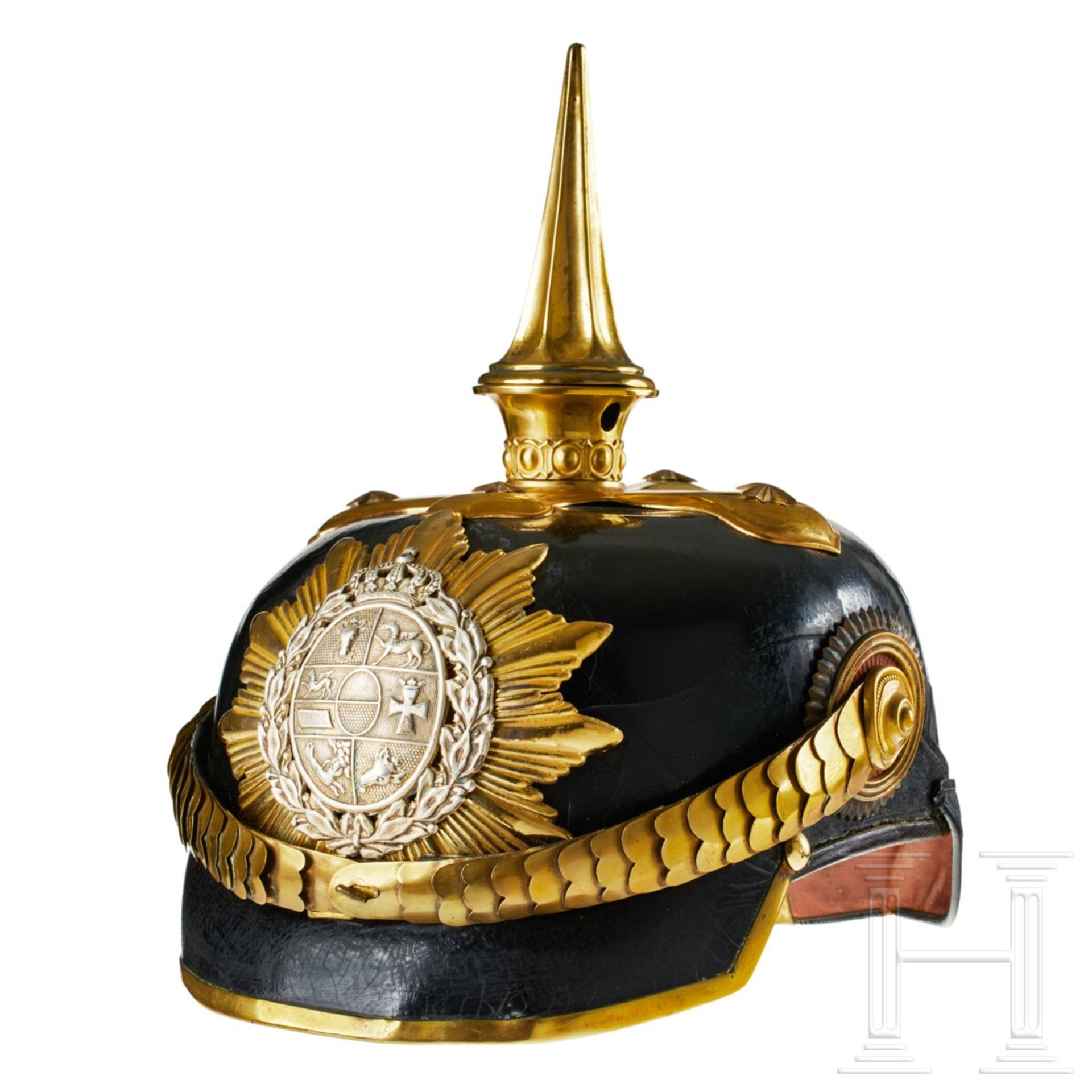 A helmet for DR 17 Mecklenburg Dragoon Officers