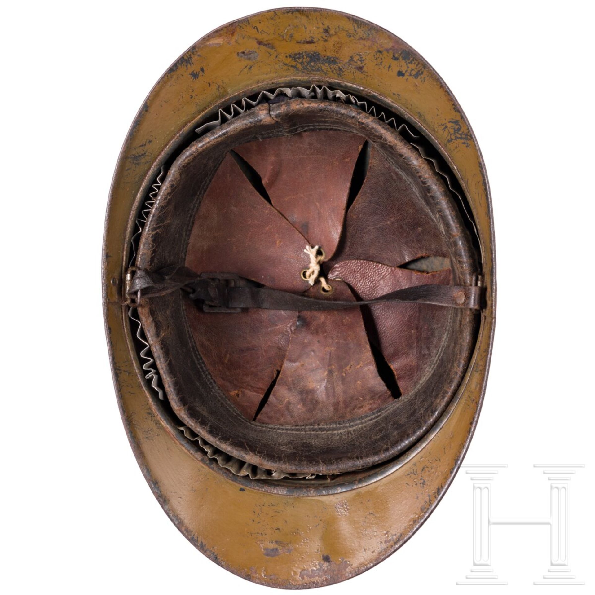 Stahlhelm M 15 Adrian, Serbien, 1915 - 1918 - Image 3 of 5