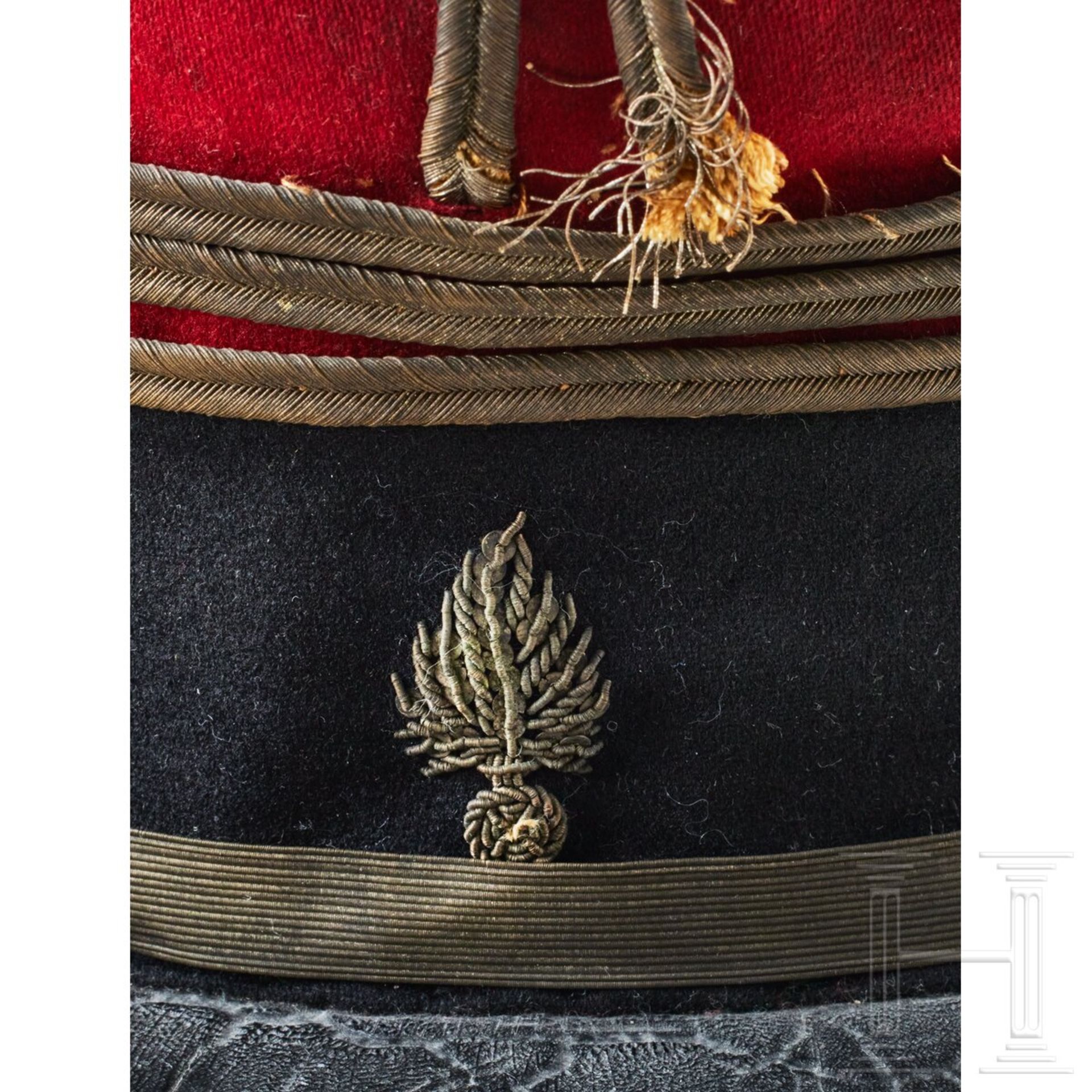 Two Kepi Caps for a French Cuirassier Officer and a French Officer of St. Cyr Cavalry School - Bild 5 aus 14