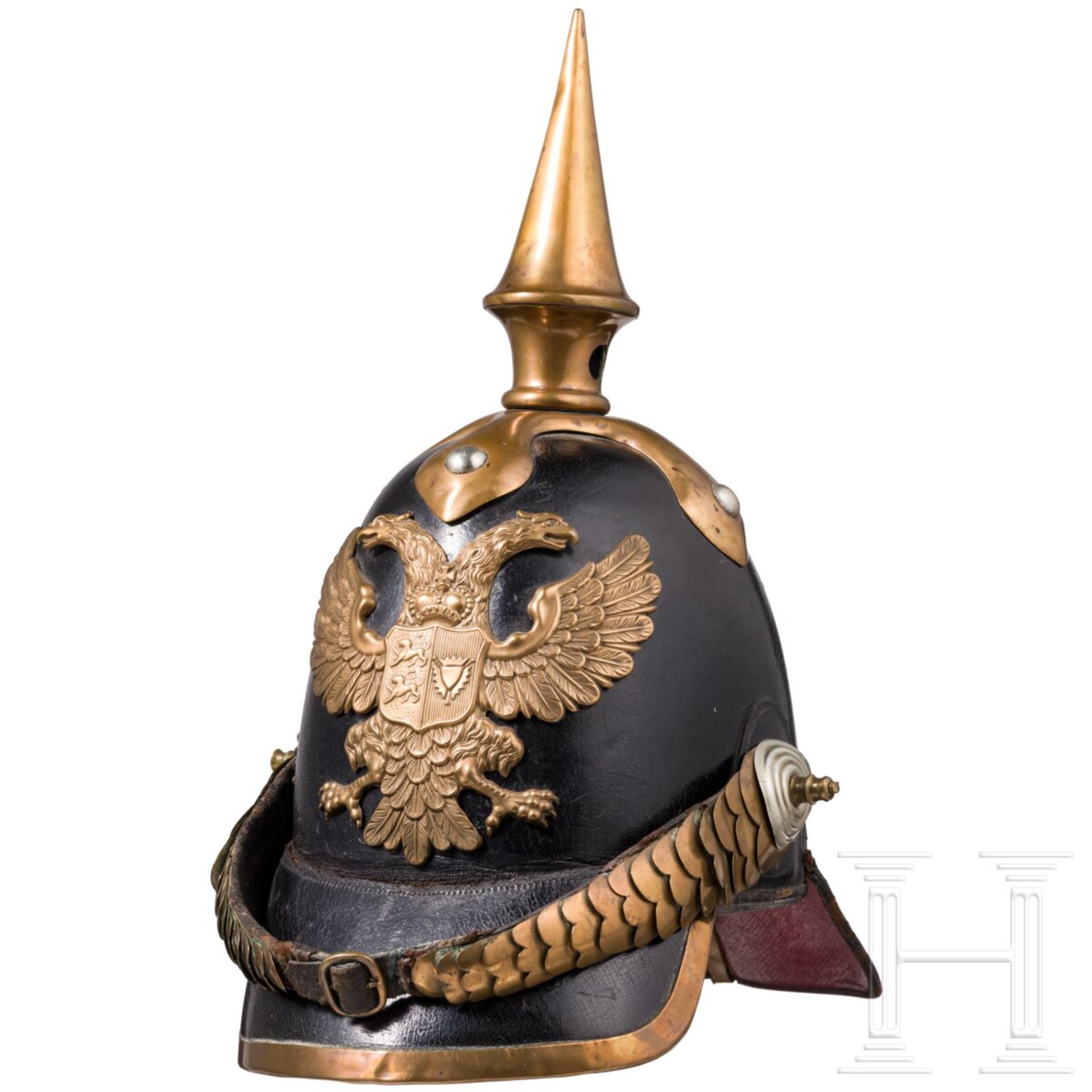 Helm M 1848 für Mannschaften der Infanterie, um 1850 - Bild 2 aus 6