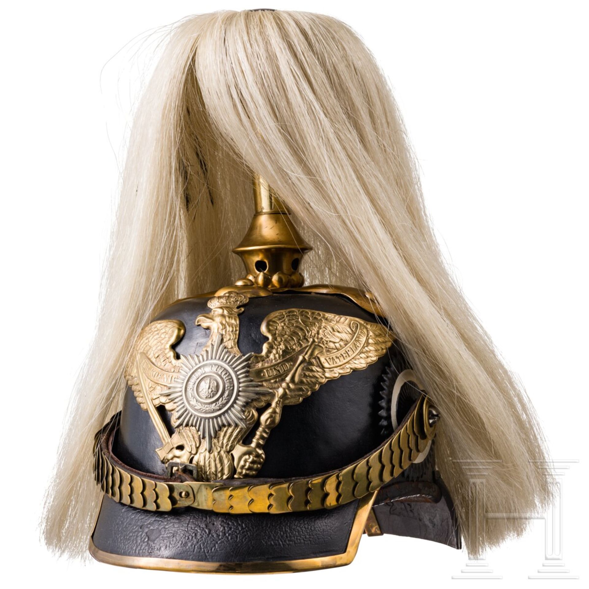 Helm M 1860 für Mannschaften im Königin-Elisabeth-Garde-Grenadier-Regiment Nr. 3