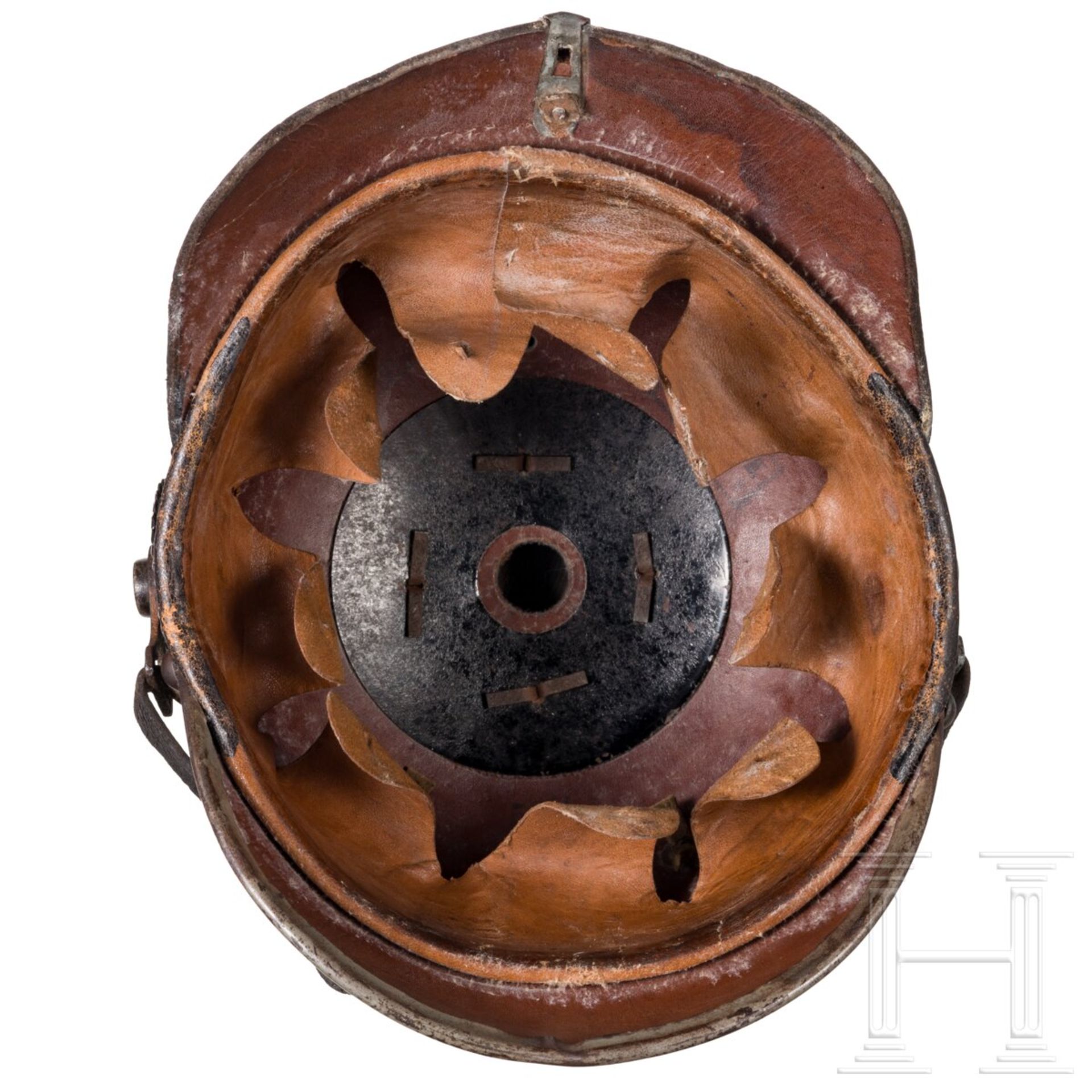 Helm M 1915 für Mannschaften der Infanterie, datiert 1915 - Bild 3 aus 5