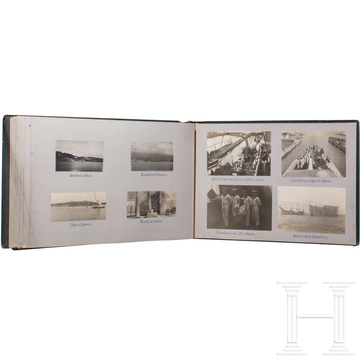Großes Fotoalbum eines Angehörigen der Kaiserlichen Marine in China etc., um 1900 - Image 6 of 9