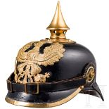 Helm M 1895 für Mannschaften der Linieninfanterie, datiert 1911