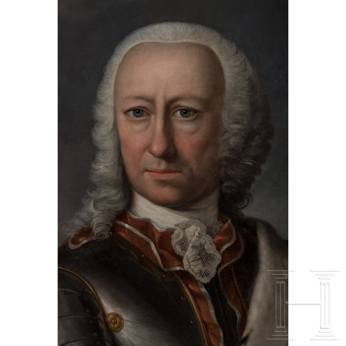 Landgraf Wilhelm VIII. (1682 - 1760) - lebensgroßes zeitgenössisches Portraitgemälde - Image 2 of 5