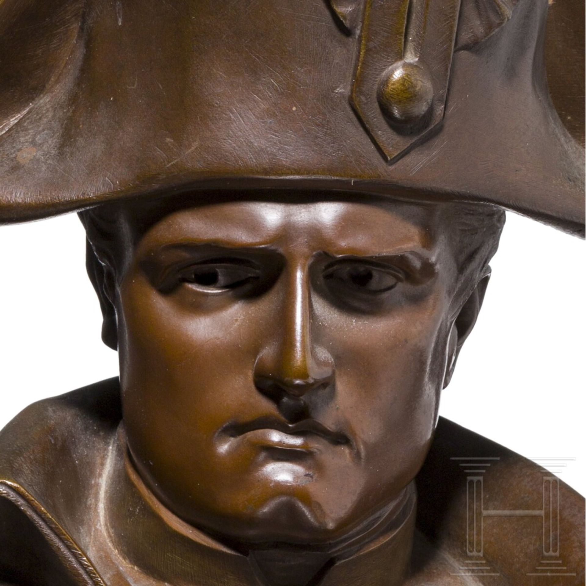 Emile Pinedo (1840 - 1916) - Bronzebüste Kaiser Napoleons I. - Bild 6 aus 6
