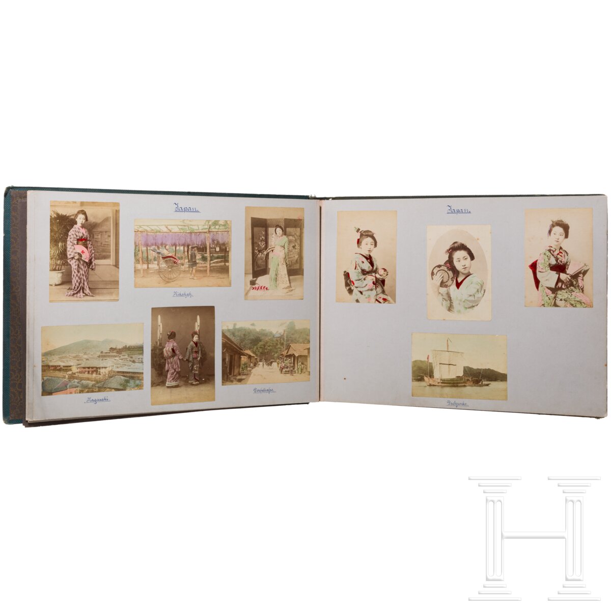 Großes Fotoalbum eines Angehörigen der Kaiserlichen Marine in China etc., um 1900 - Image 4 of 9