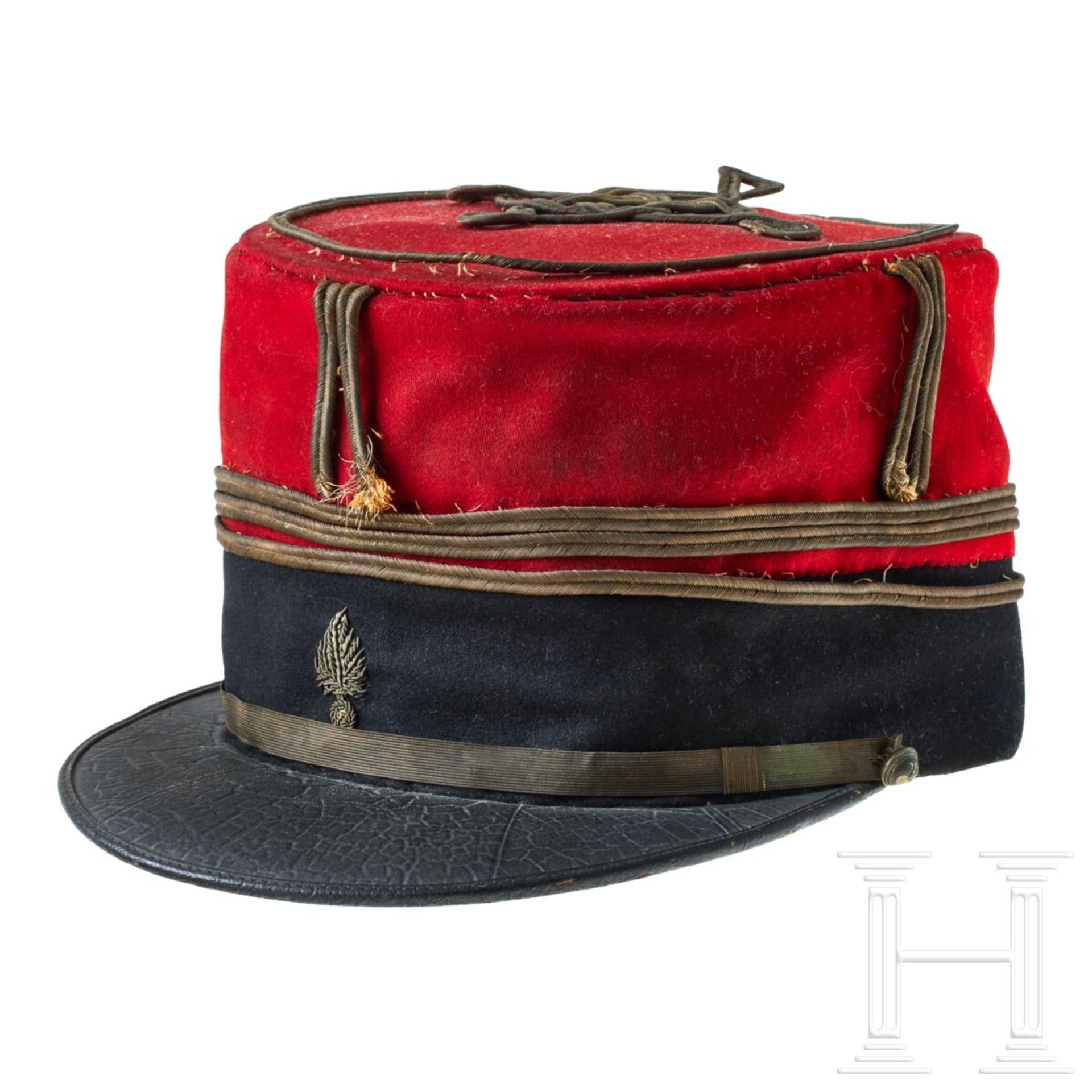 Two Kepi Caps for a French Cuirassier Officer and a French Officer of St. Cyr Cavalry School - Bild 9 aus 14