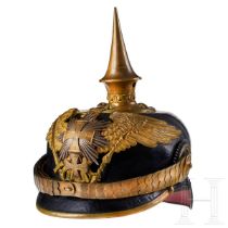 A helmet for Prussian Guard Landwehr Infantry Reserve Officers