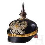 A helmet for Prussian Pioneer Battalion 10 Reserve Officers