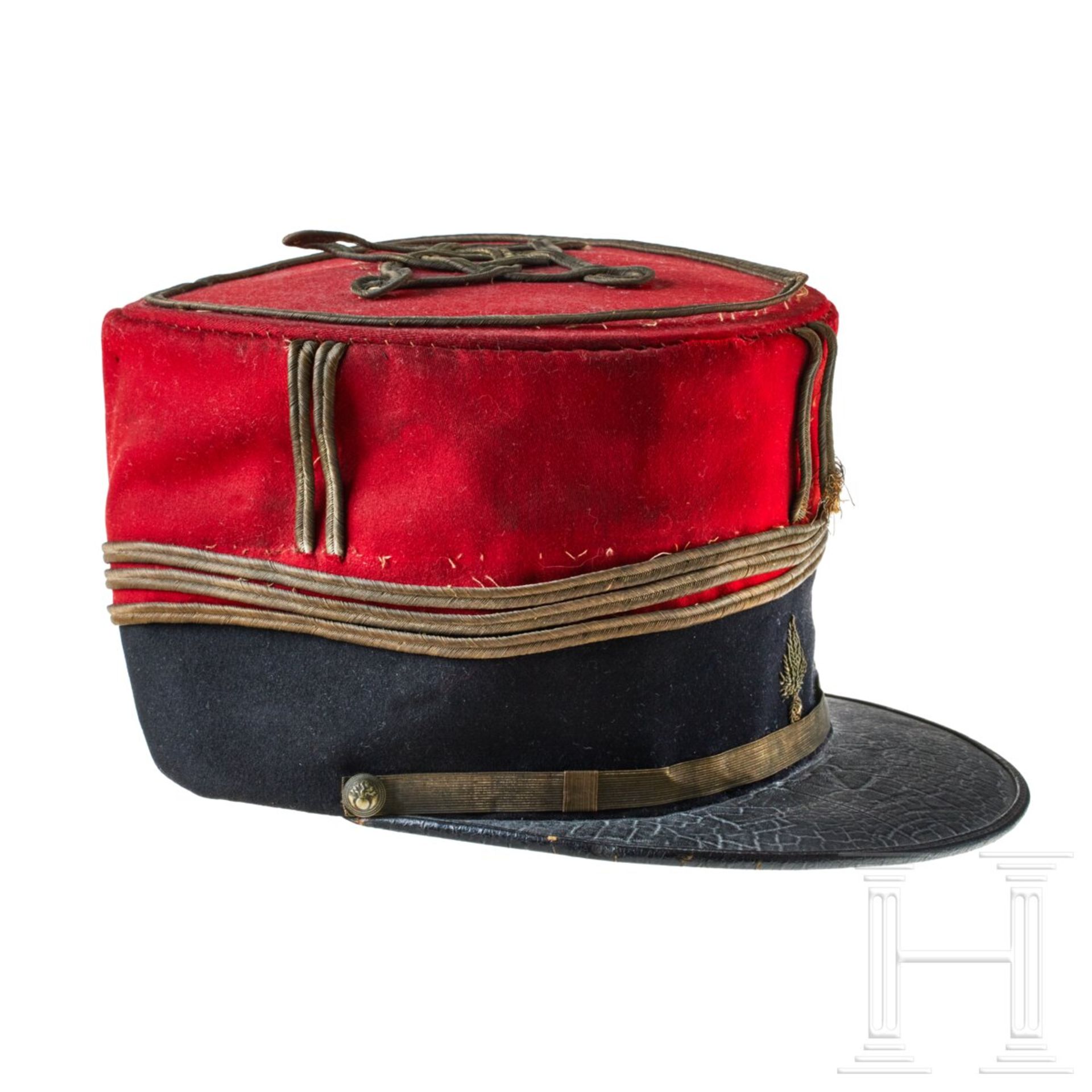 Two Kepi Caps for a French Cuirassier Officer and a French Officer of St. Cyr Cavalry School - Bild 12 aus 14