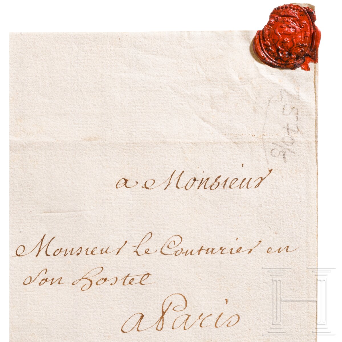 Scharfrichter Charles Sanson - Brief vom 30.1.1720 - Image 3 of 3