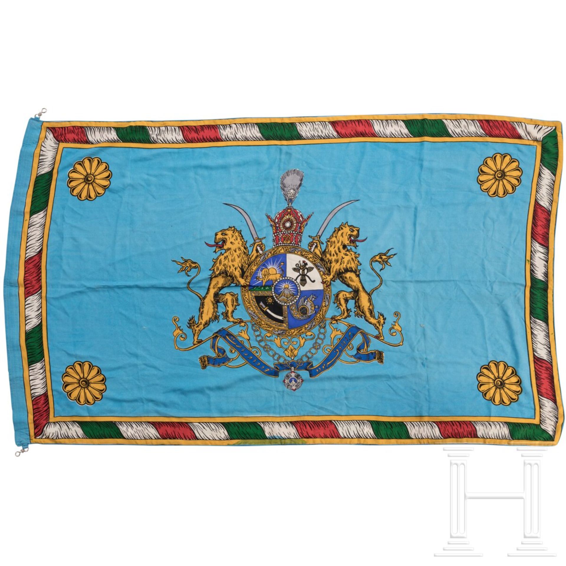 Schah Mohammad Reza Pahlavi (1919 - 1980) - kaiserlich Zeremonialflagge