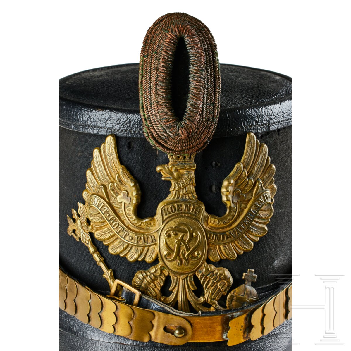 A shako for Officers in the 2nd Prussian Jaeger Battalion - Image 3 of 7