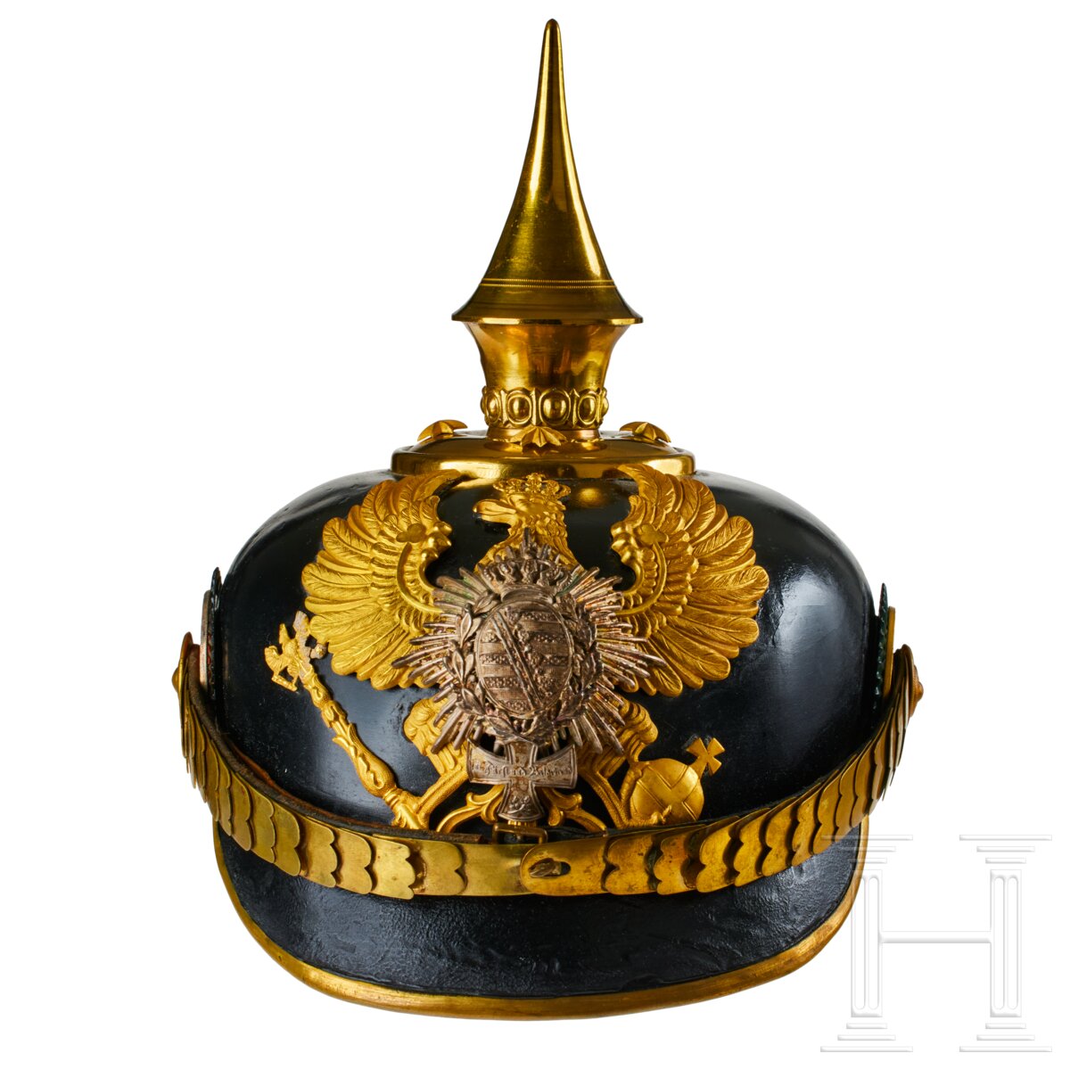 A helmet for IR 94 Saxe-Weimar Reserve Officers - Image 2 of 9