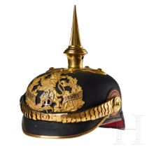 Hessen - Helm eines Offiziers des IR 117, 9. Kompanie (Pioniere)