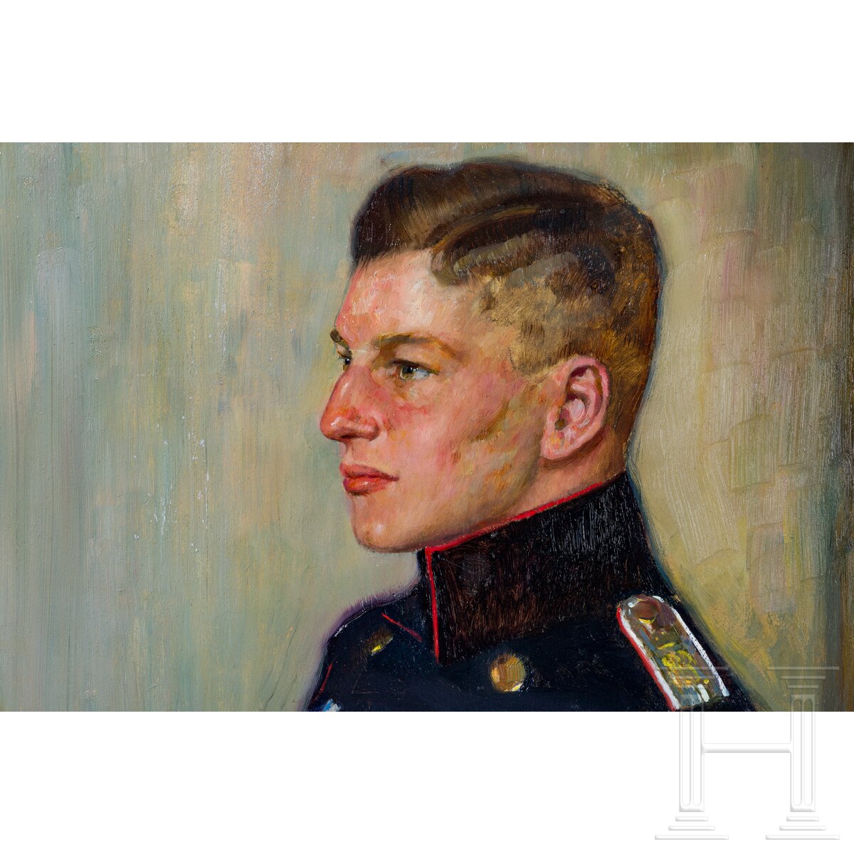 Prof. Walter Geffcken - Porträt des Maximilian Ritter von Pohl als Träger des Militär-Max-Joseph-Ord - Image 3 of 6