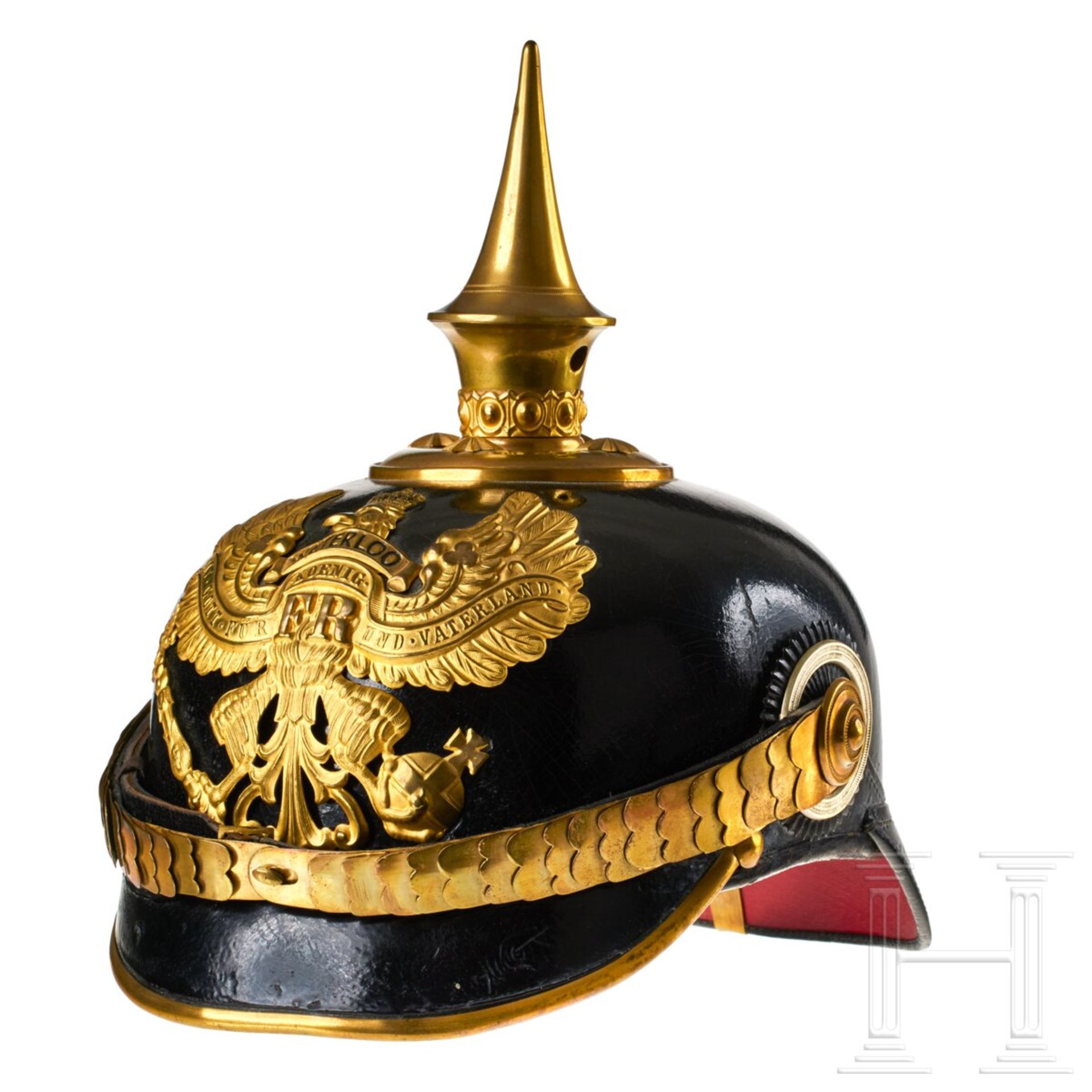 A helmet for Prussian IR 78 Officers