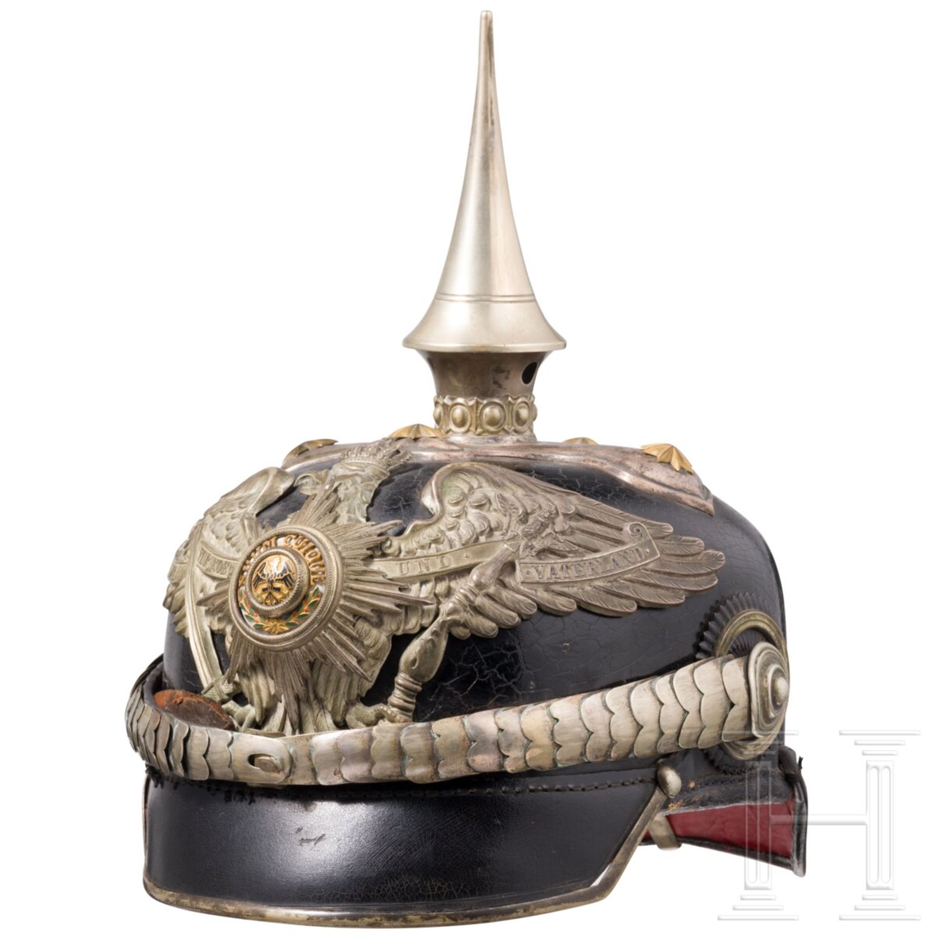 Helm für Offiziere der Schlossgarde-Kompanie, Berlin, um 1914 - Bild 2 aus 7