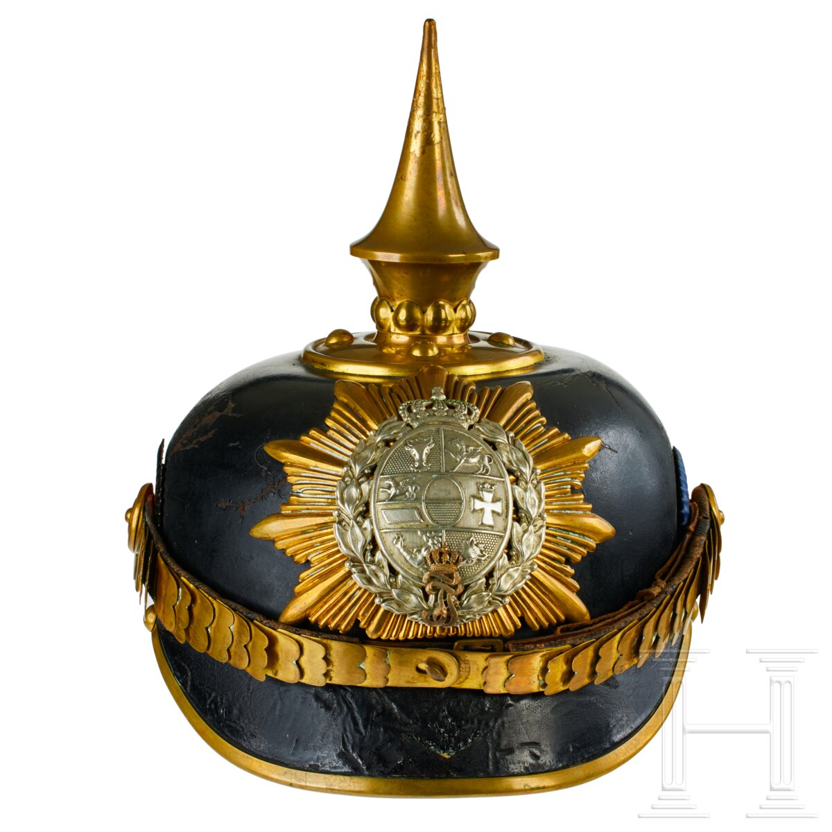 A helmet for Grenadier Regiment 89 Mecklenburg NCO Beamte - Image 2 of 9