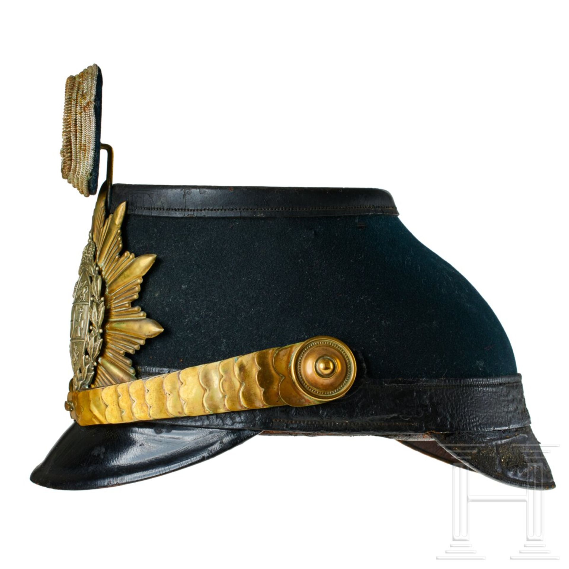 A shako for Mecklenburg Jaeger Battalion 14 Officers - Image 4 of 8