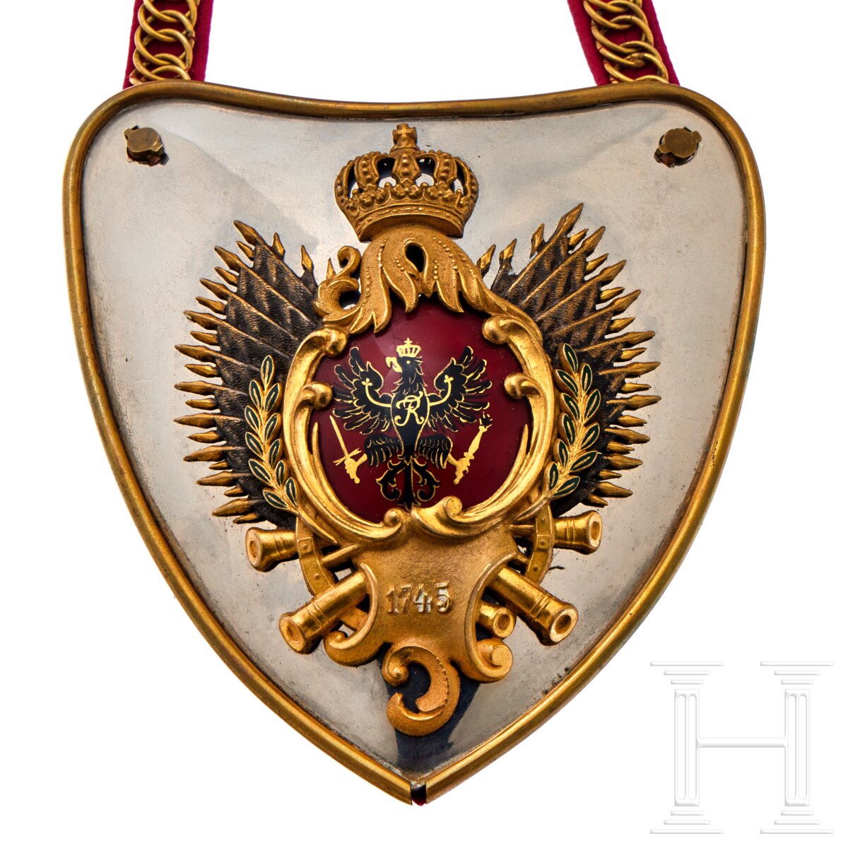 Ringkragen für Offiziere des Preußischen Kürassier-Regiments Nr. 2 - Image 2 of 3