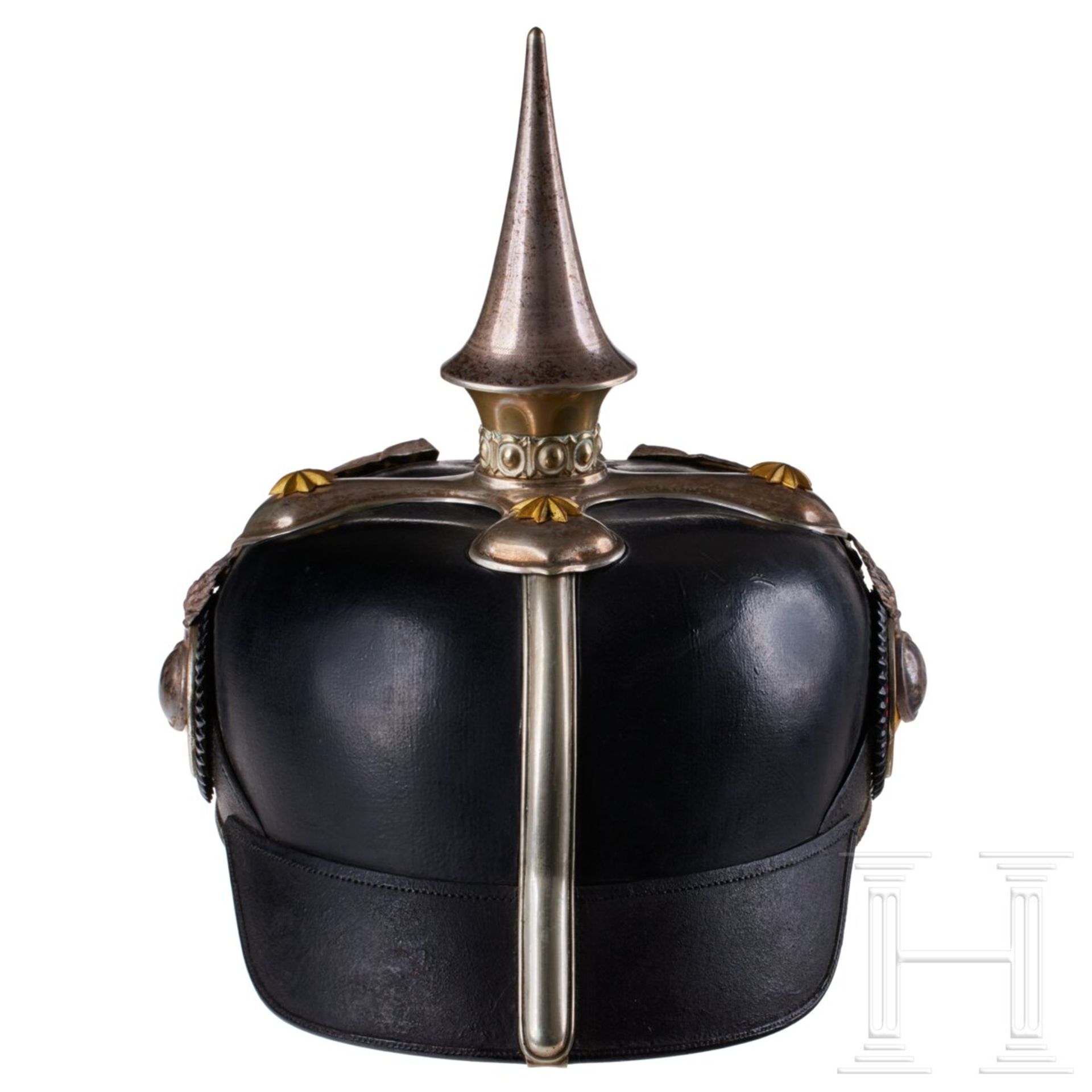 Preußen - Helm für einen Reserveoffizier des Dragoner-Regiments Nr. 3 - Bild 6 aus 10