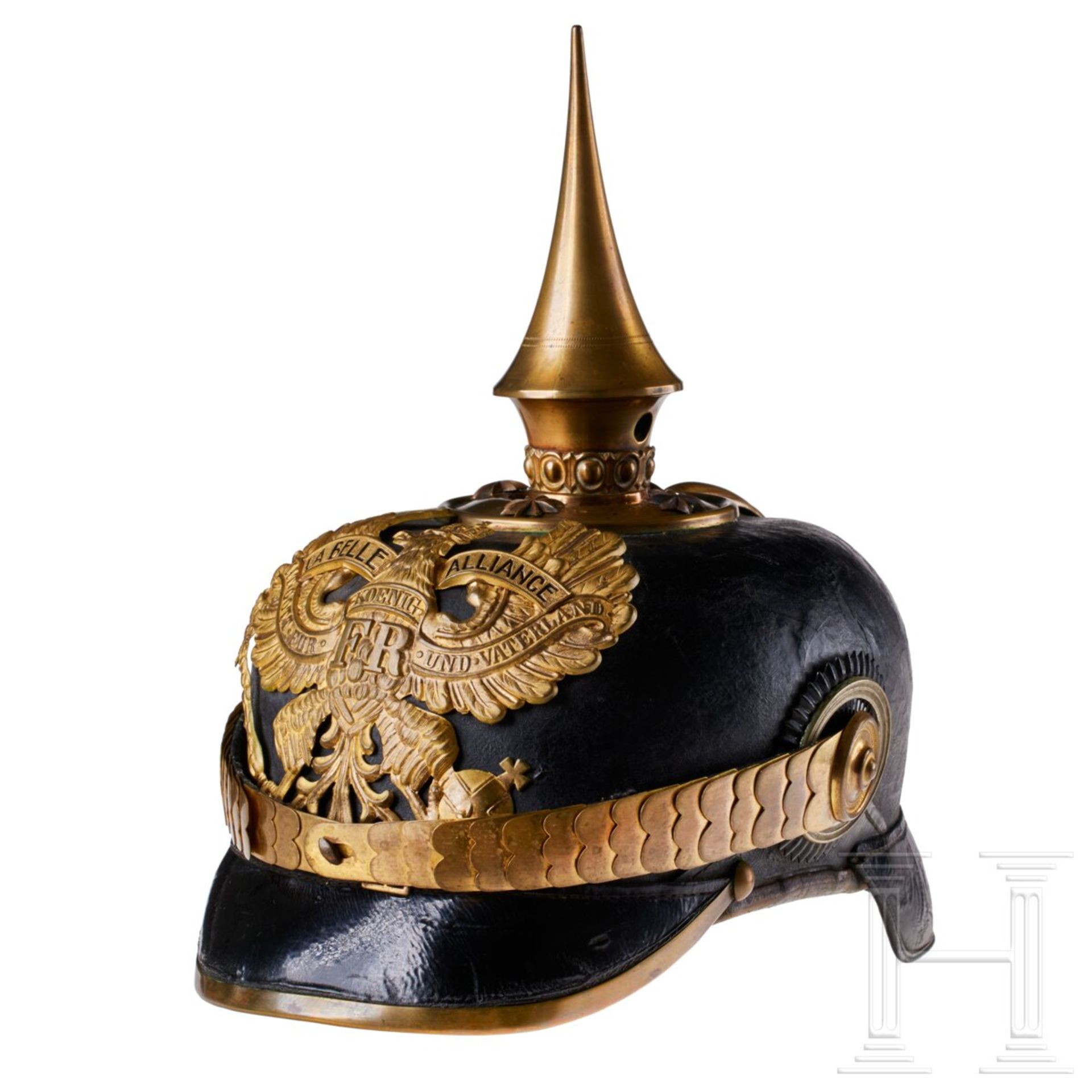 A helmet for Prussian IR 87 Officers