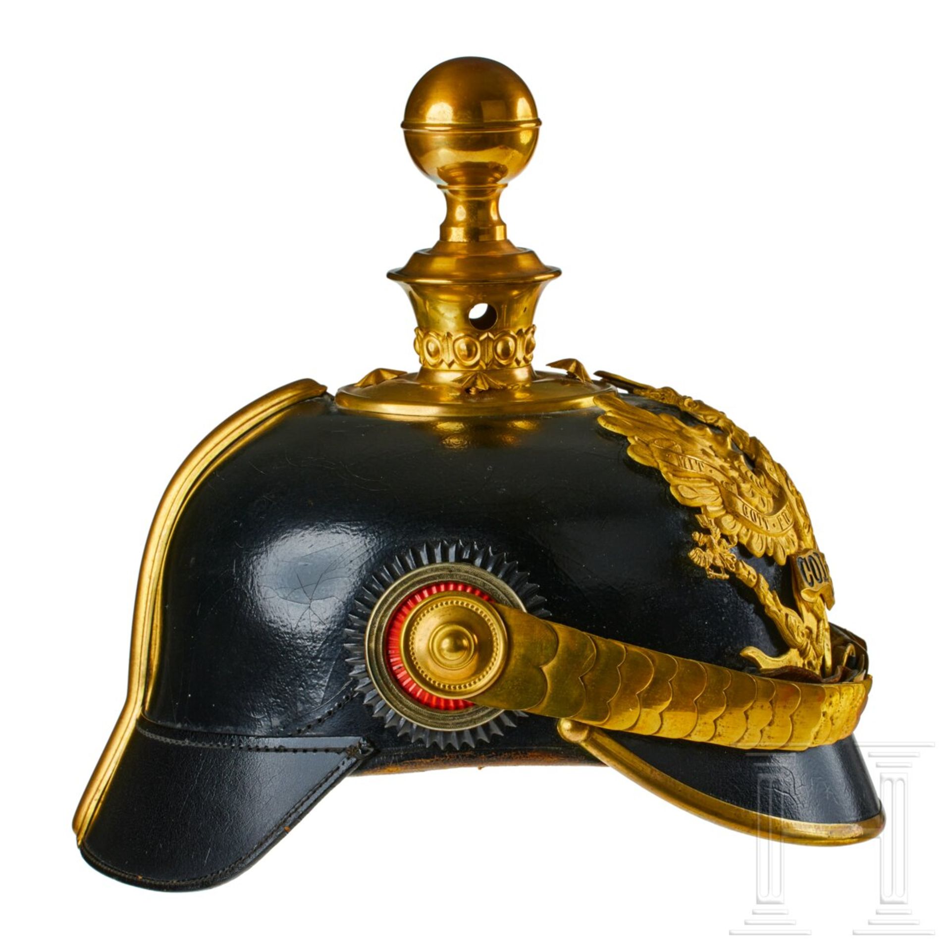 A helmet for Prussian Field Artillery Regt. 2 Officers - Image 5 of 9