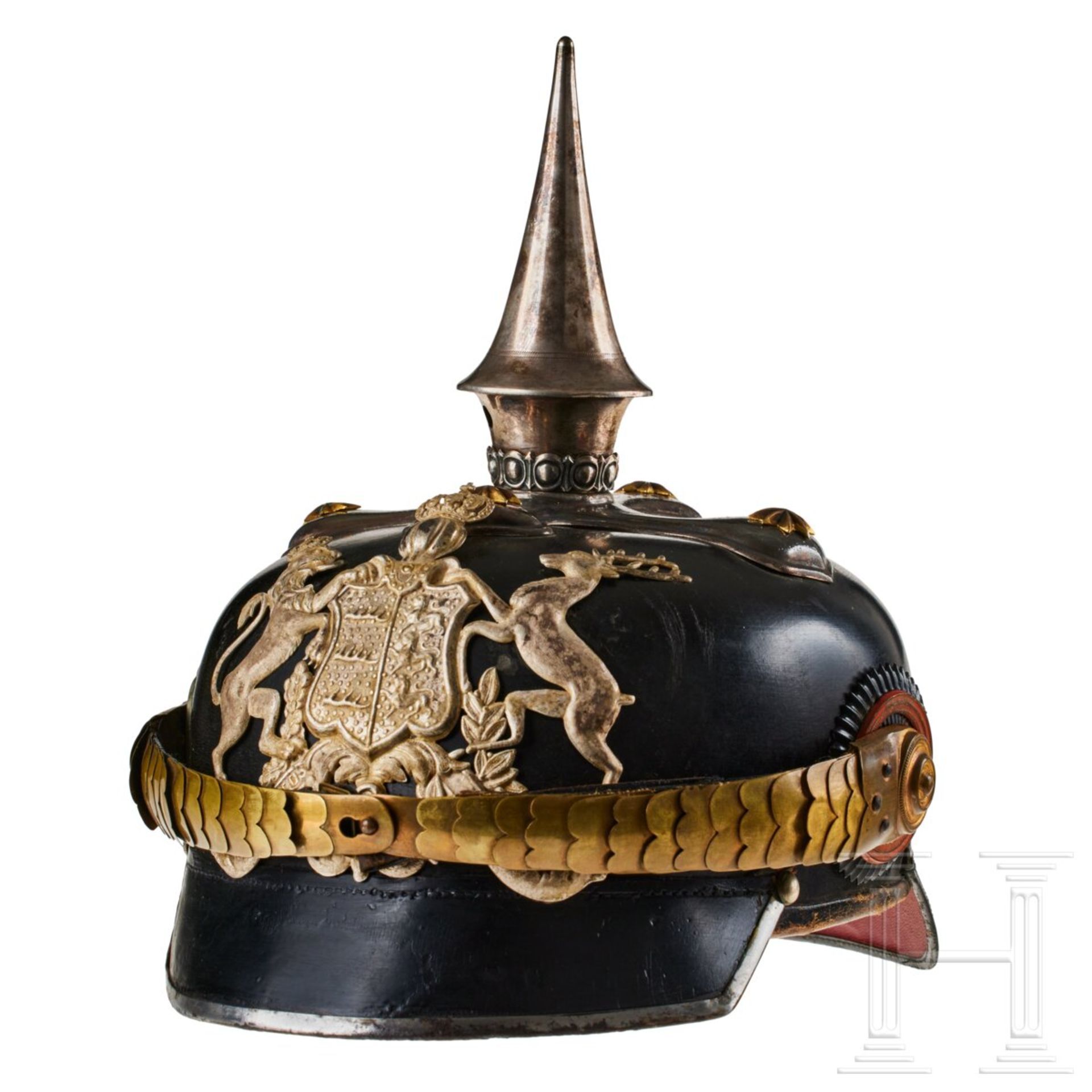 A helmet for IR 119 Württemberg Officers