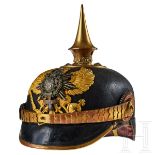 Reuß - Helm für einen Reserveoffizier im 7. Thüringischen Infanterie-Regiment Nr. 96, II. Bataillon