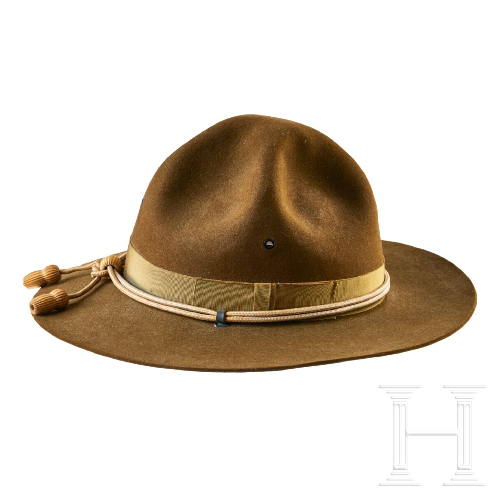 A WWI 1912 U.S. Army Officers Campaign Hat - Bild 2 aus 8