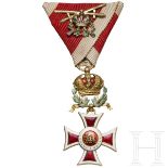 Leopold-Orden - Ritterkreuz mit Kriegsdekoration