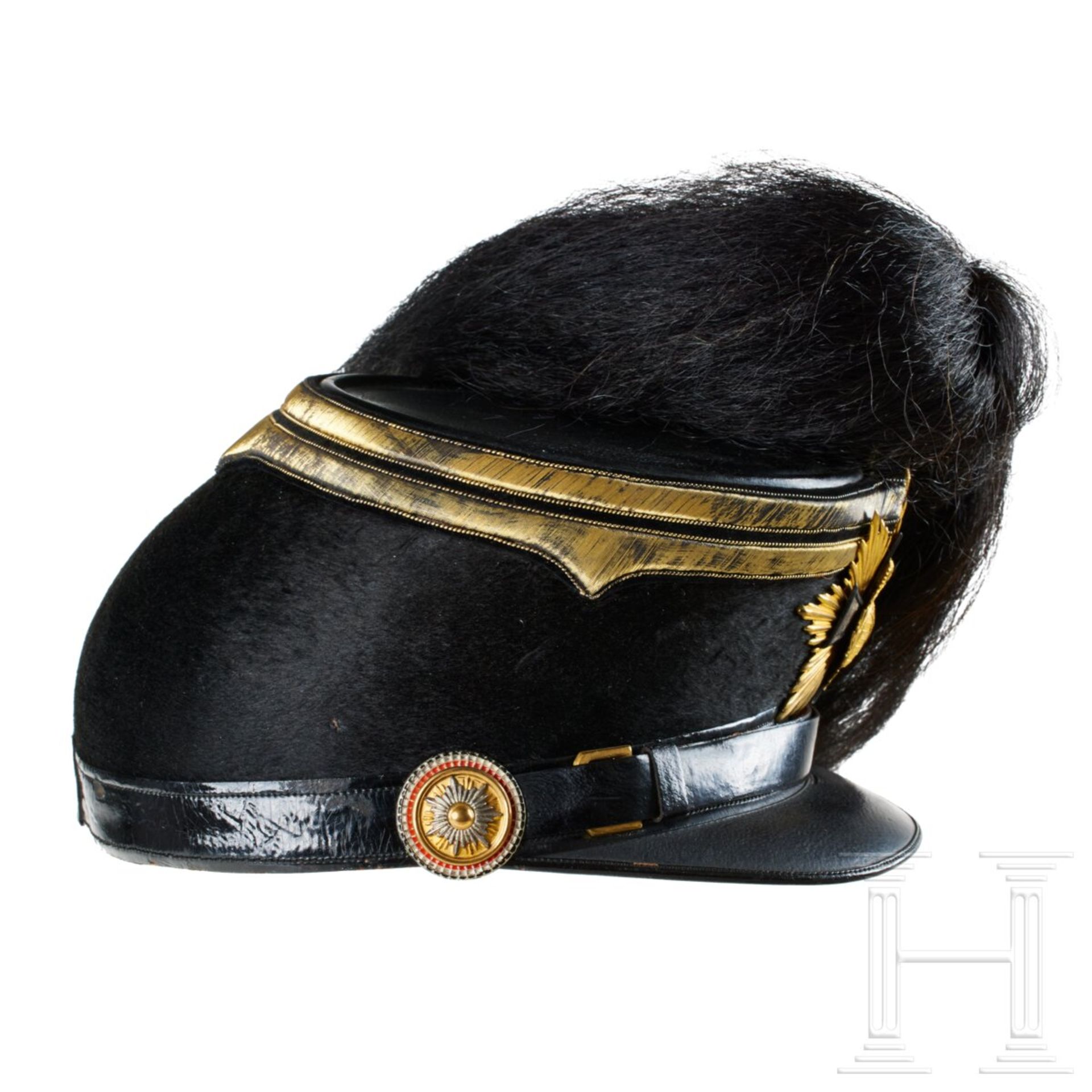 A shako for Saxon Fusilier Regiment 108 Reserve Officers - Image 3 of 8