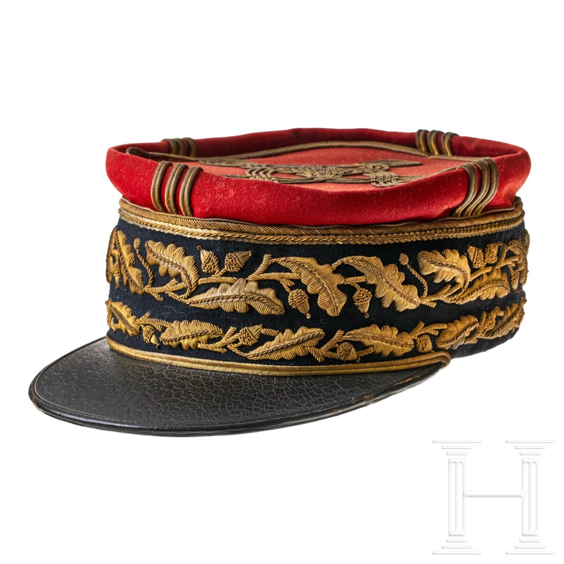 A kepi cap for a French General of Division