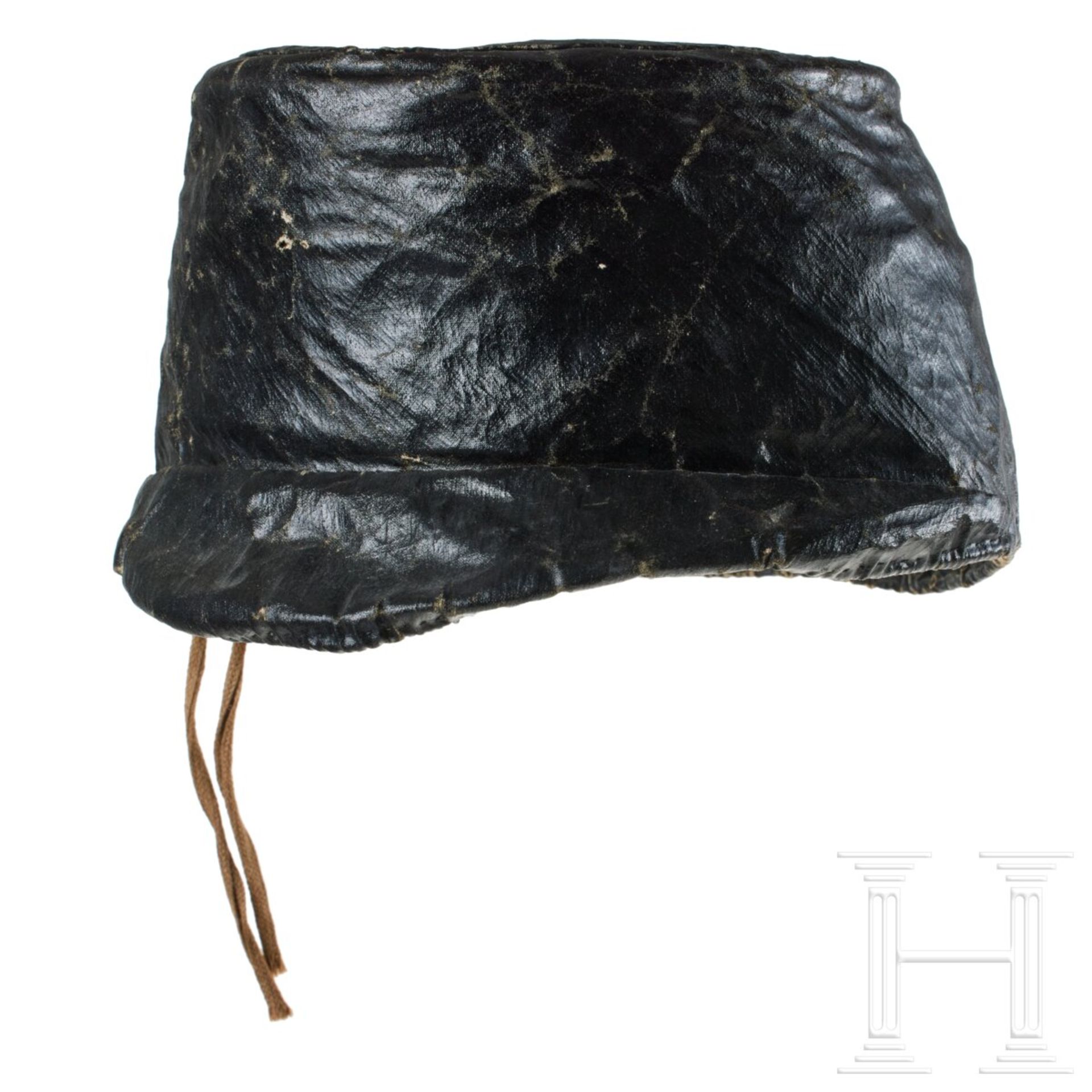 A shako for Saxon Fusilier Regiment 108 Enlisted Men, with cover - Image 8 of 14