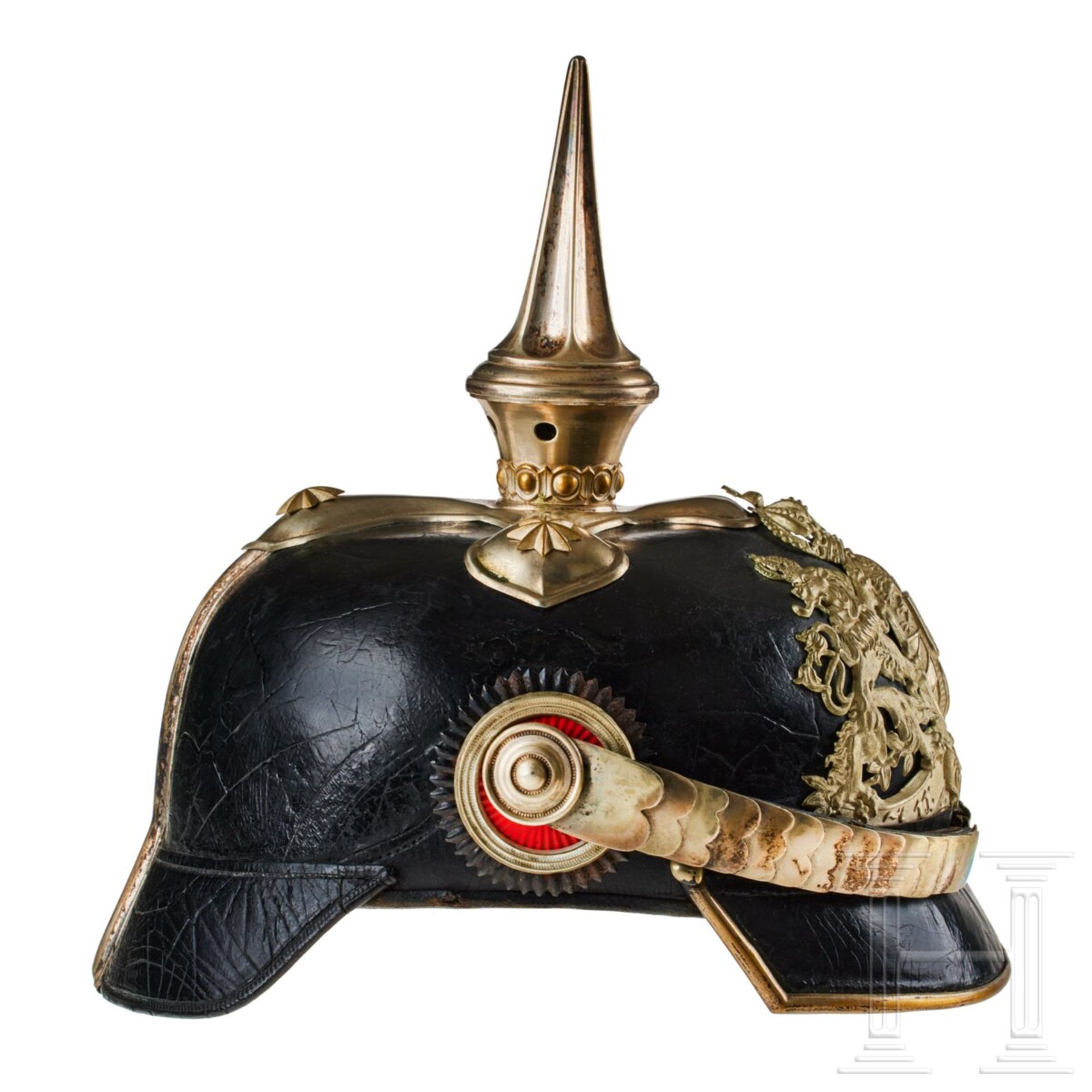 A helmet for Bavarian Infantry Leib Regiment Officers - Image 6 of 8