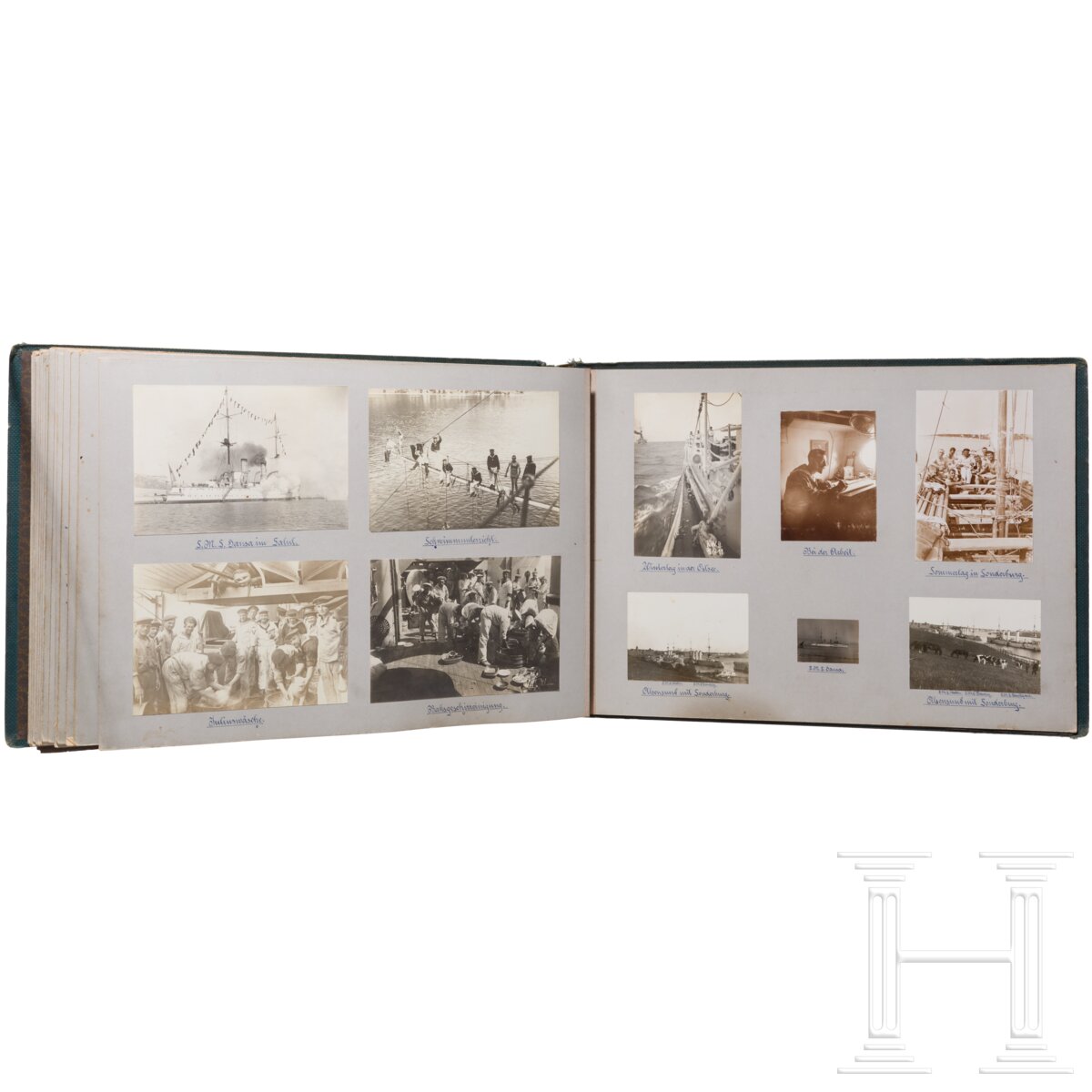 Großes Fotoalbum eines Angehörigen der Kaiserlichen Marine in China etc., um 1900 - Image 7 of 9