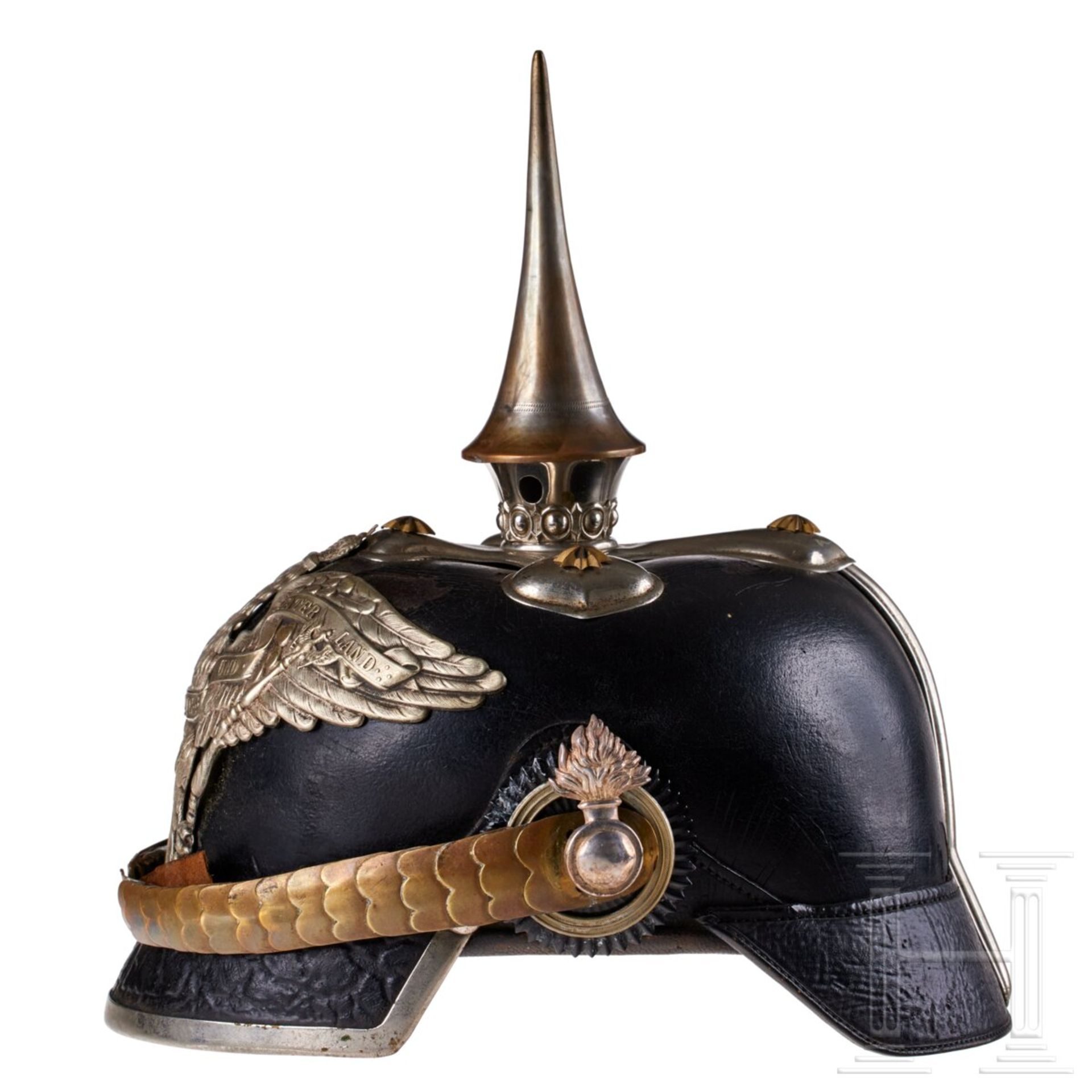 Preußen - Helm für Offiziere des Dragoner-Regiments Nr. 3 - Image 4 of 10