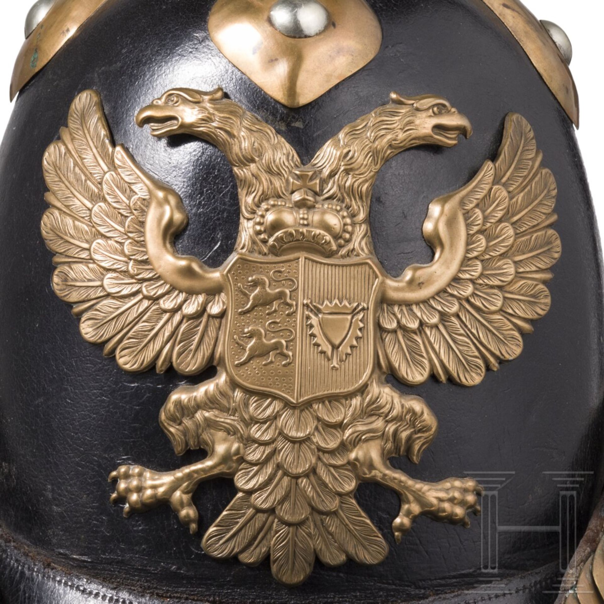 Helm M 1848 für Mannschaften der Infanterie, um 1850 - Bild 6 aus 6