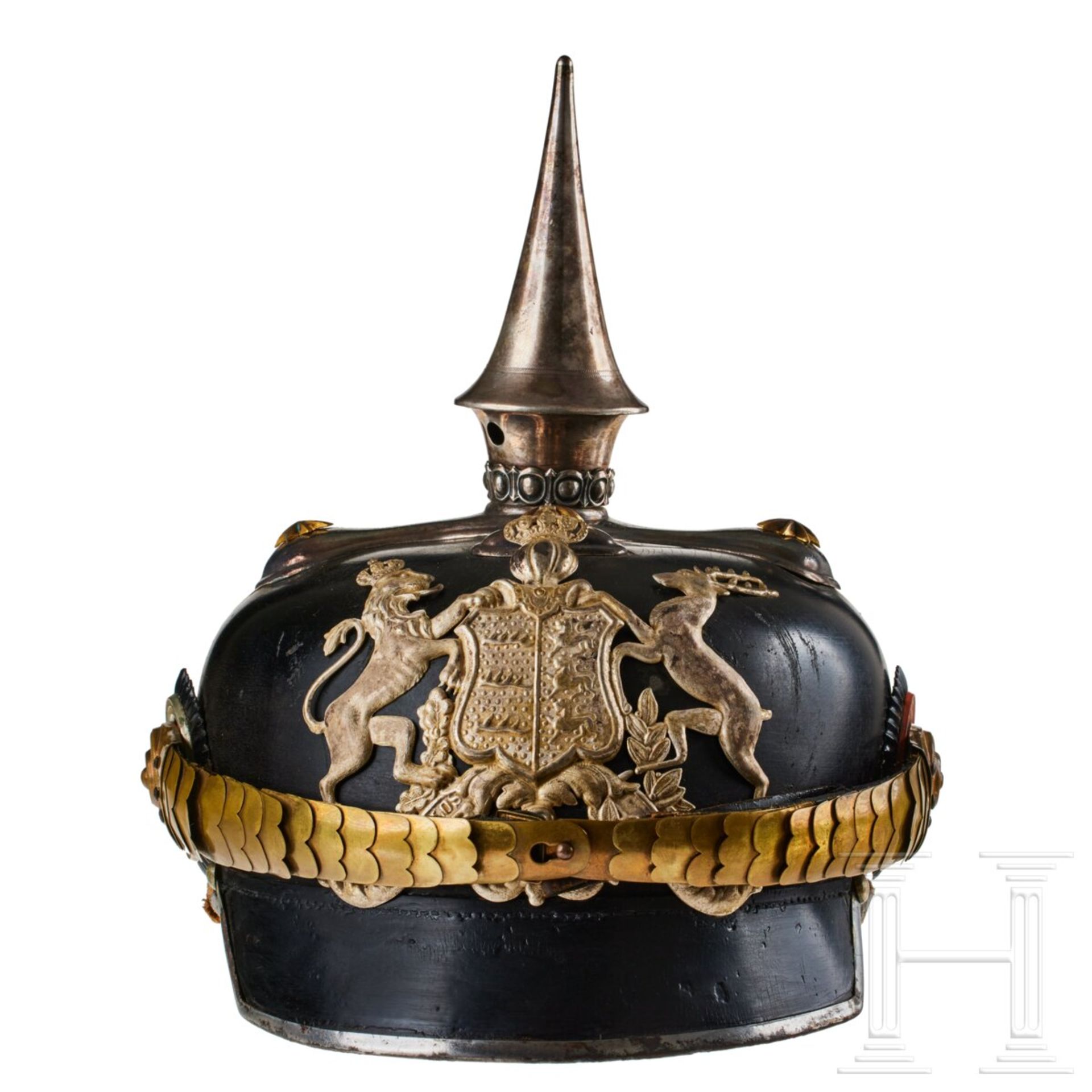 A helmet for IR 119 Württemberg Officers - Image 2 of 11